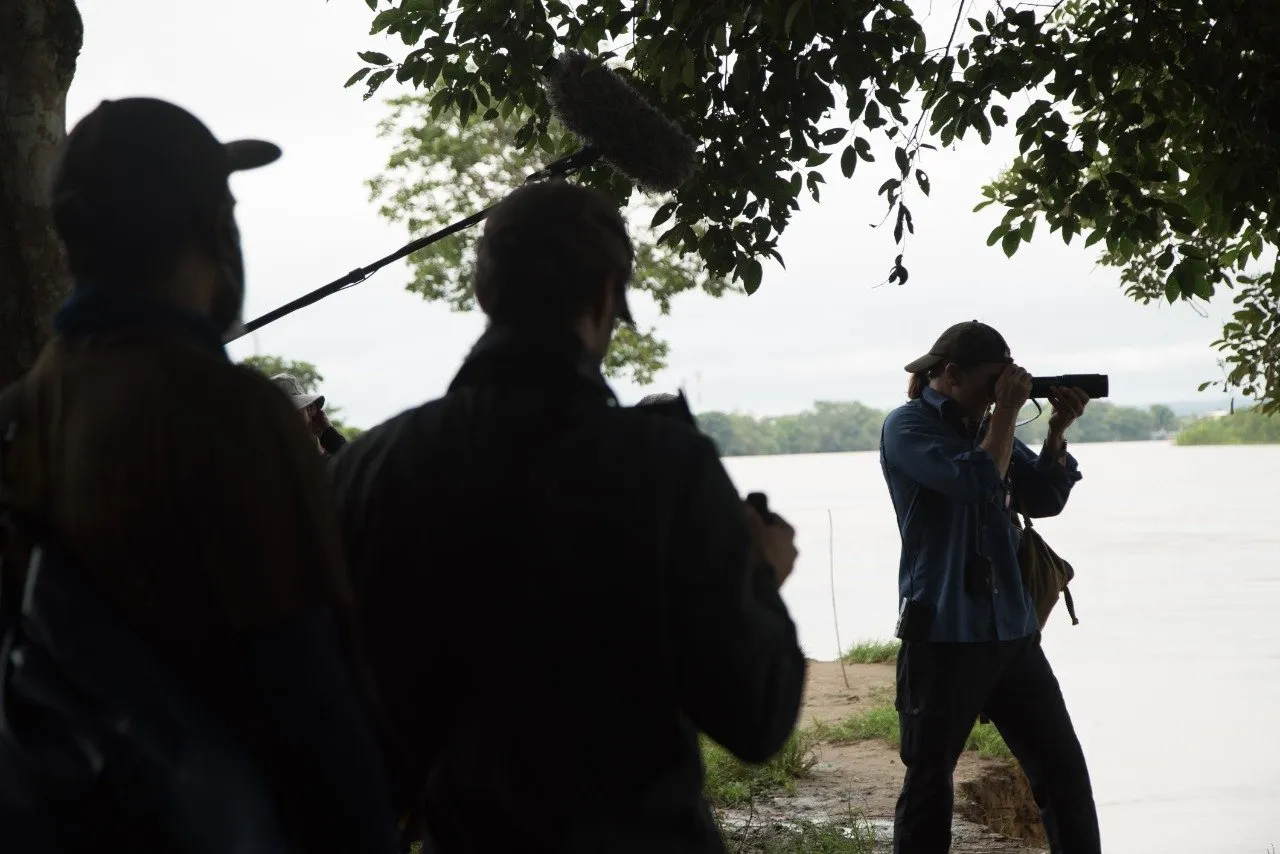 Raymond Steers on location